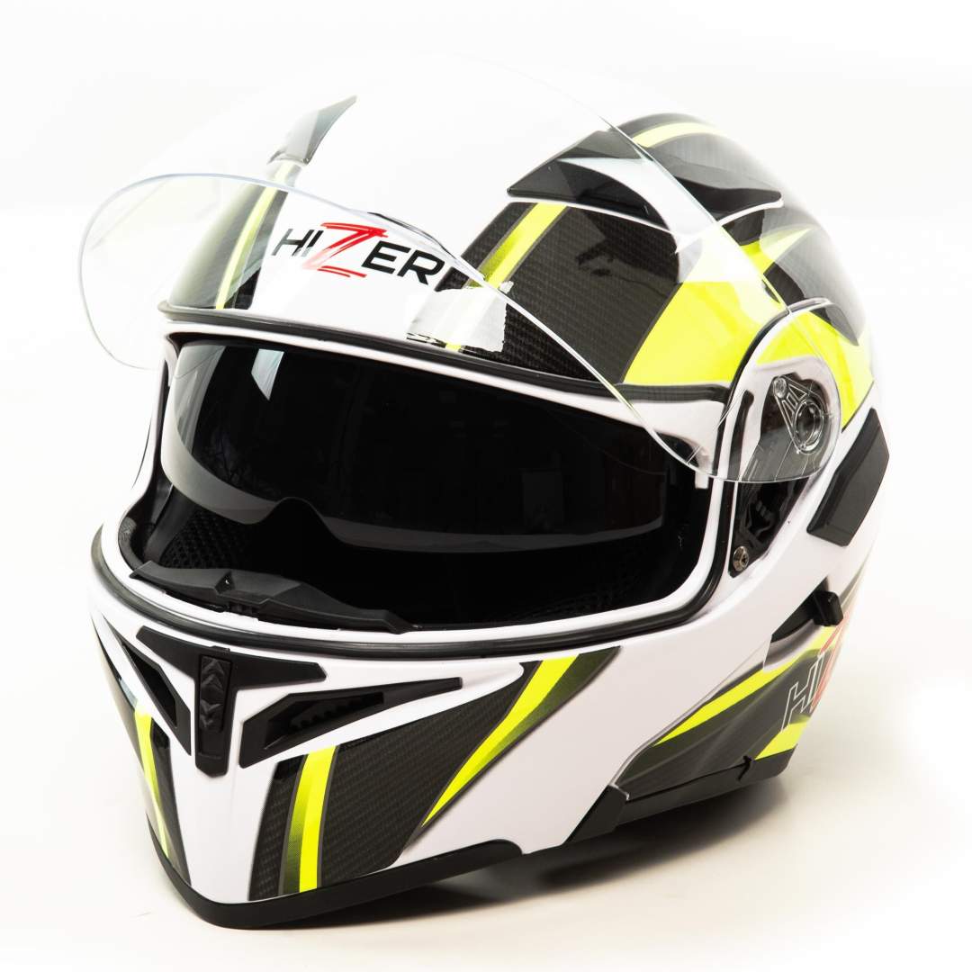 Шлем мото модуляр HIZER J5902 №2 (L) (2 визора)