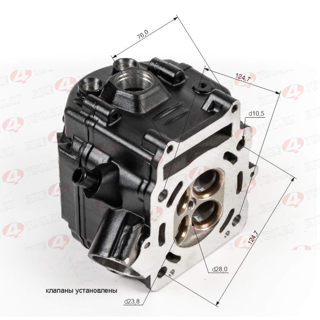 Головка блока цилиндров ( ГБЦ ) в сборе 174MN-3 (CBS300) ZS