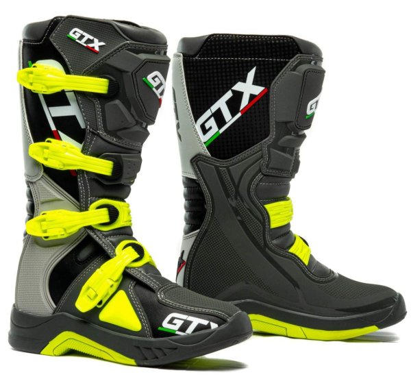 Мотоботы GTX MX #2 grey/green (р. 42)